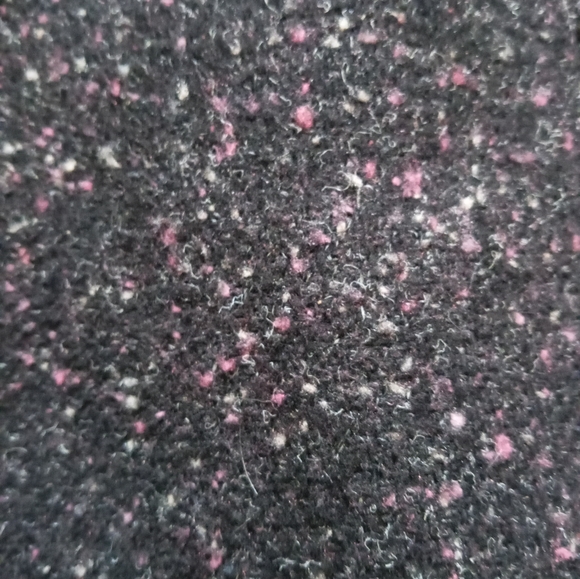 St Germain des Pris 80s soft black/dark grey flecked coat - Picture 5 of 11